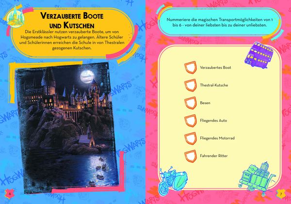Wizarding World Entdecke Hogwarts Mitmachbuch ab 6 Jahren

