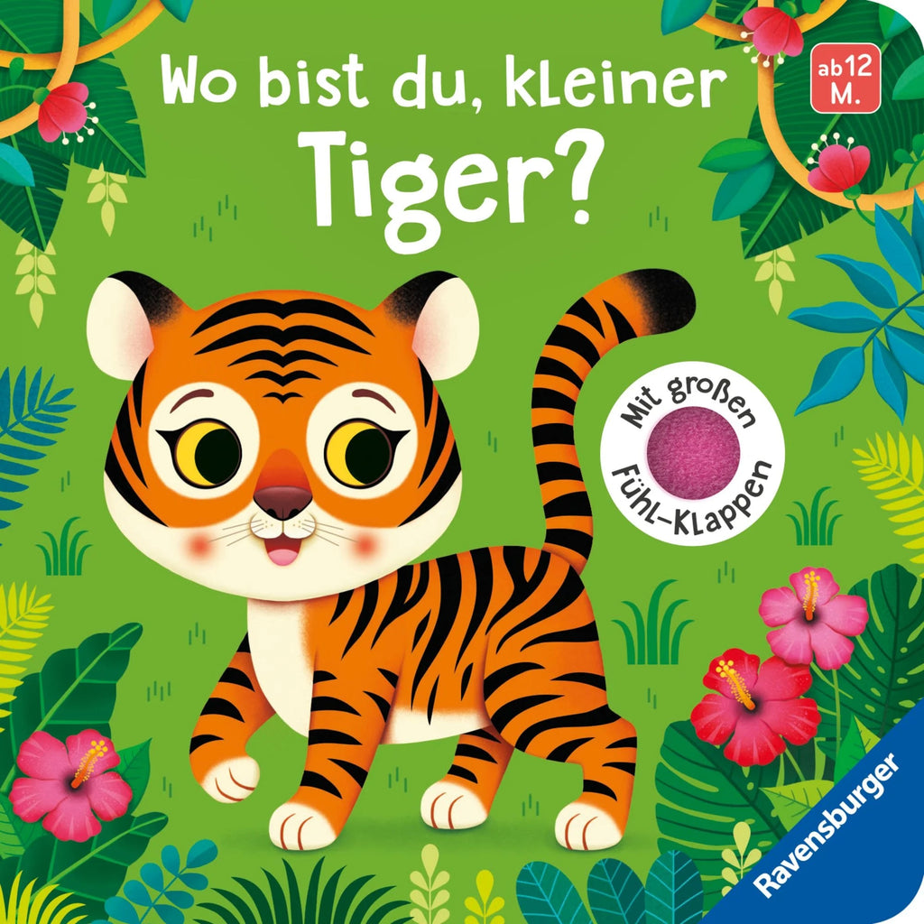 Wo bist du kleiner Tiger Stoff-Klappenbuch ab 12 Monate Ravensburger