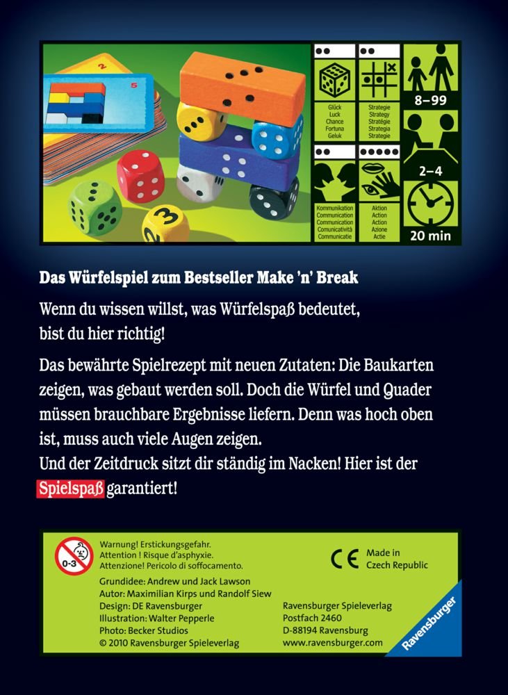 Würfelspiel - Make 'n Break - Ravensburger