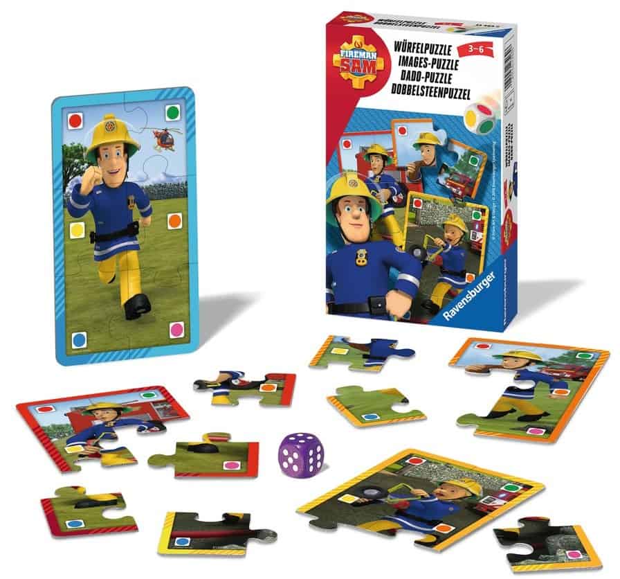 Würfelspiele - Fireman Sam Würfelpuzzle  - Ravensburger