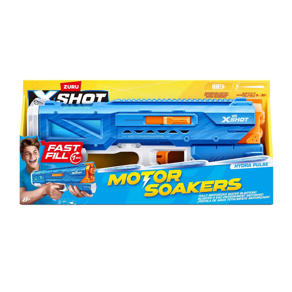 XSHOT Hydra Pulse Wasserblaster mit Akku & Fast-Fill, 650 ml Tank