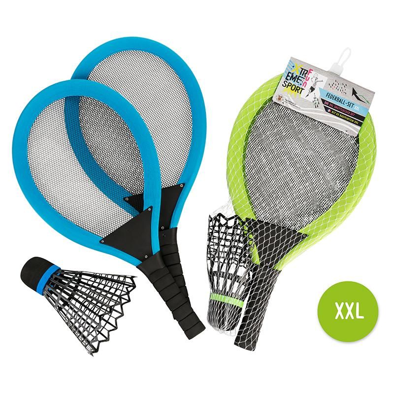 XXL Federball-Set 3-tlg – Outdoor-Spielspaß für Kinder & Familie