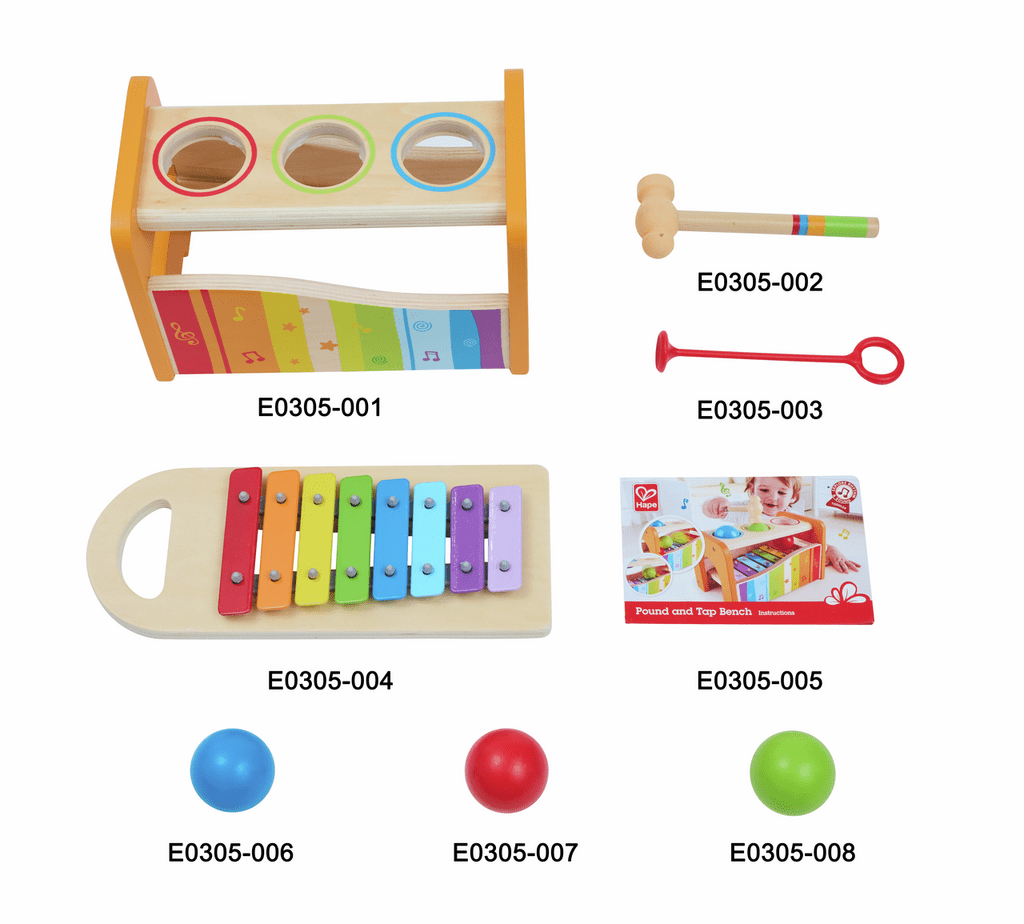 hape baby musikspielzeug doppelfunktion xylophon und hämmern