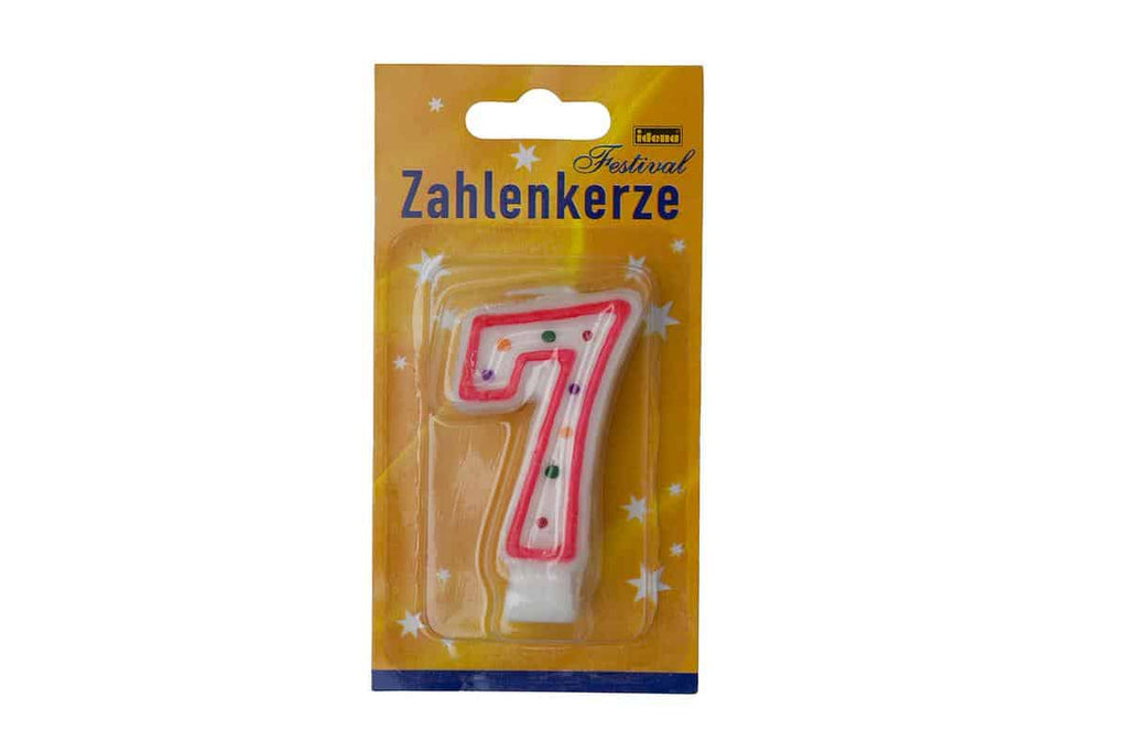 Zahlenkerze 7 - Idena