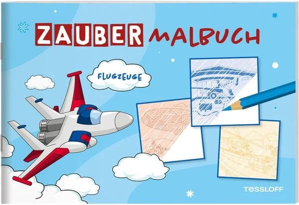 Zauber Malbuch - Flugzeuge - Tessloff