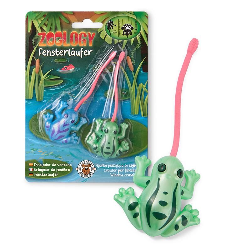 Zoo Fensterläufer Frösche 2er Set Trendhaus Sticky Spielzeug