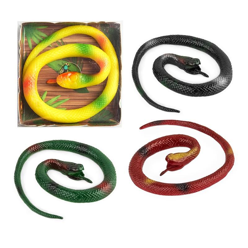 Trendhaus Zoo Stretchy-Schlange 30 cm – 4-fach sortiert
