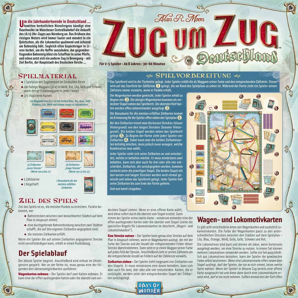 Zug um Zug - Deutschland - Asmodee