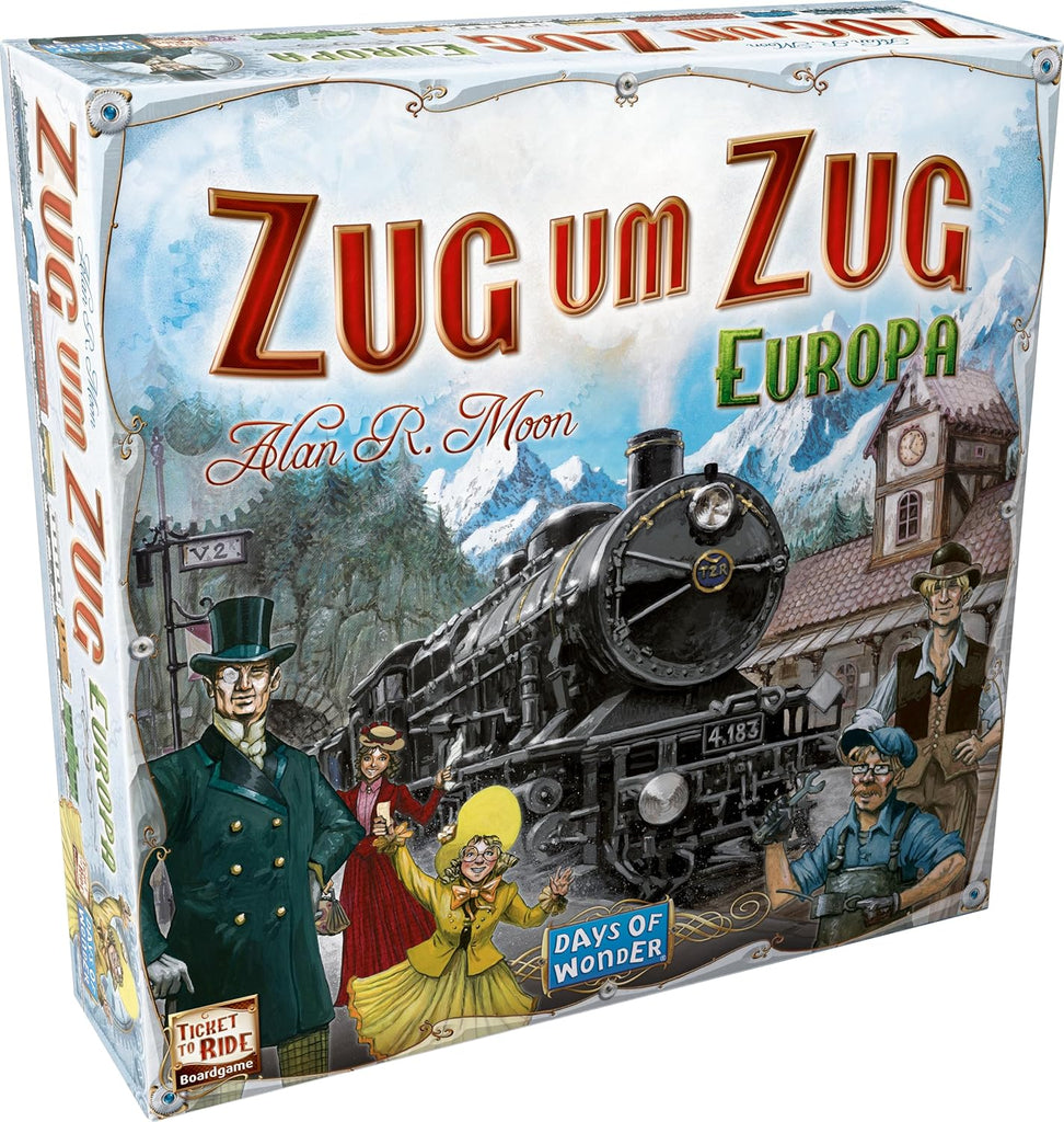 Zug um Zug Europa Brettspiel von Asmodee
