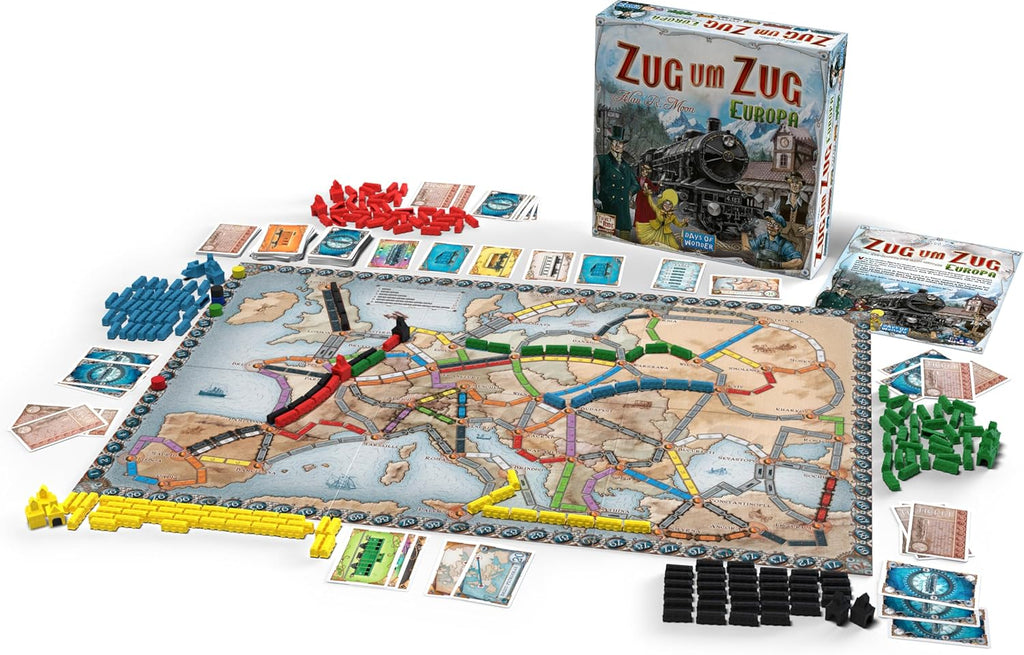 Days of Wonder Zug um Zug Europa Spielbrett
