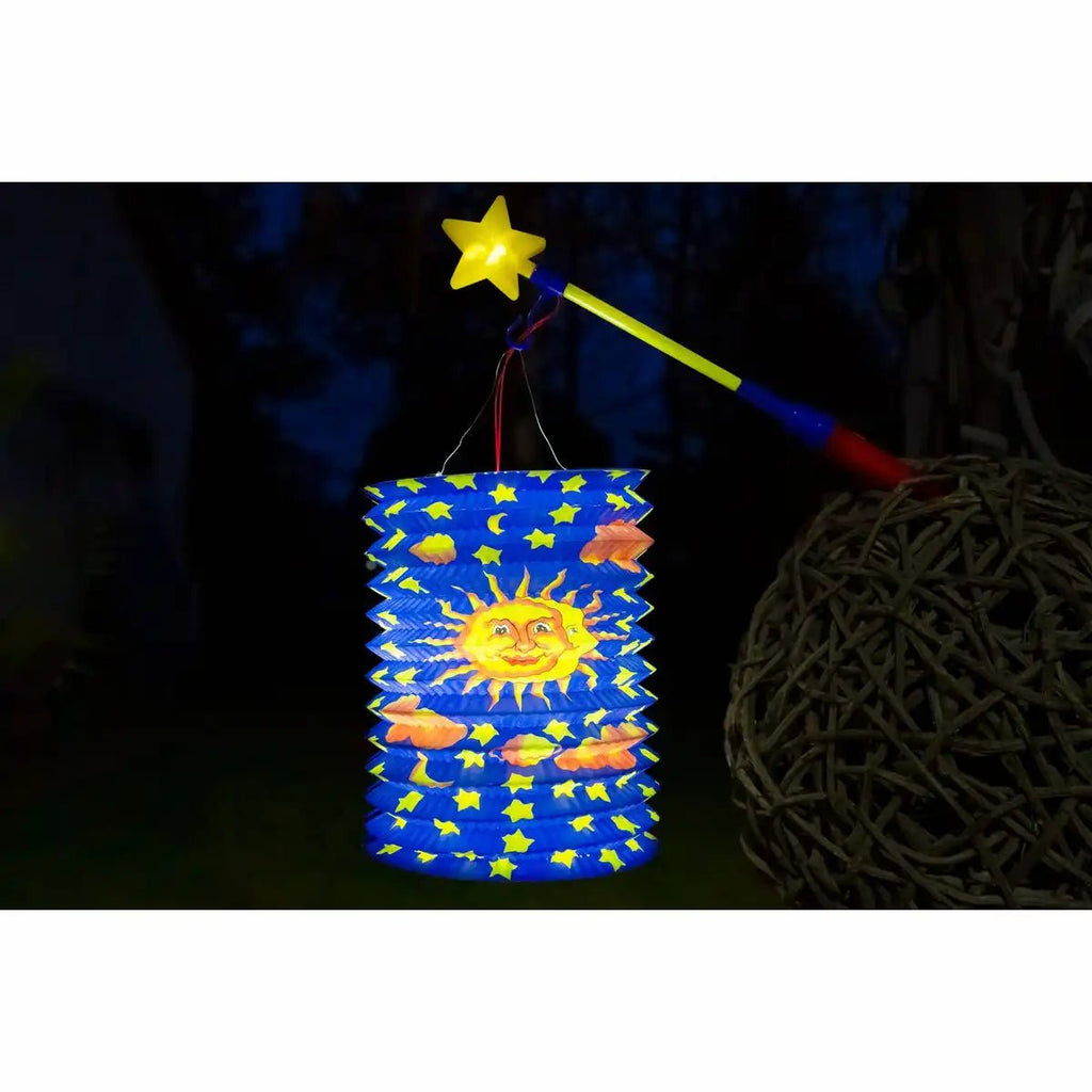 Zuglaterne Ø16 cm Höhe 24 cm Sonne Mond