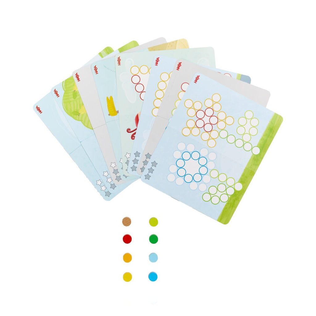 HABA Zuordnungsspiel Scheibix – buntes Holzspiel zur Farberkennung