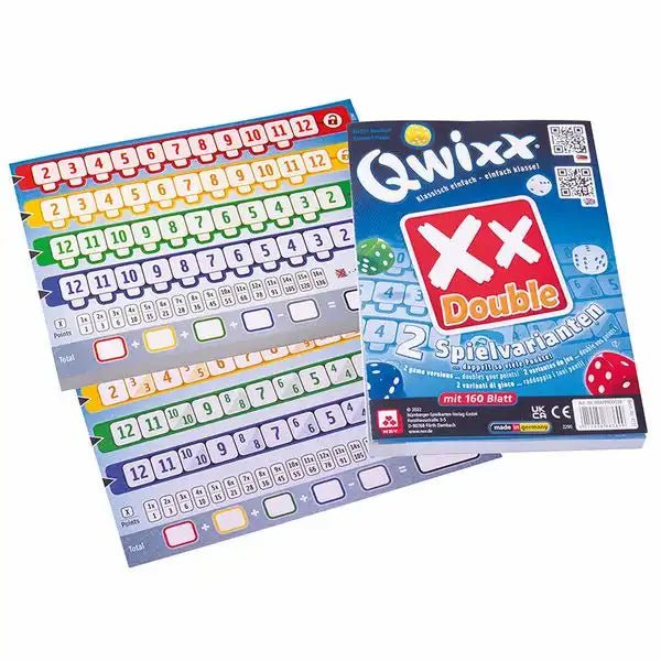 Qwixx Double Zusatzblöcke 2x80 Blatt Erweiterung
