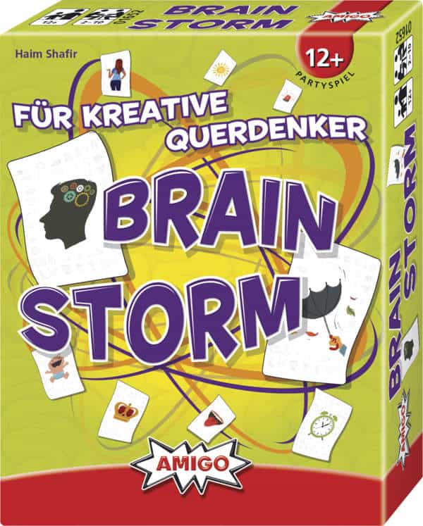 Brain Storm, Kartenspiel | Kinderspiel | Denkspiel von Amigo Spiele. Cover