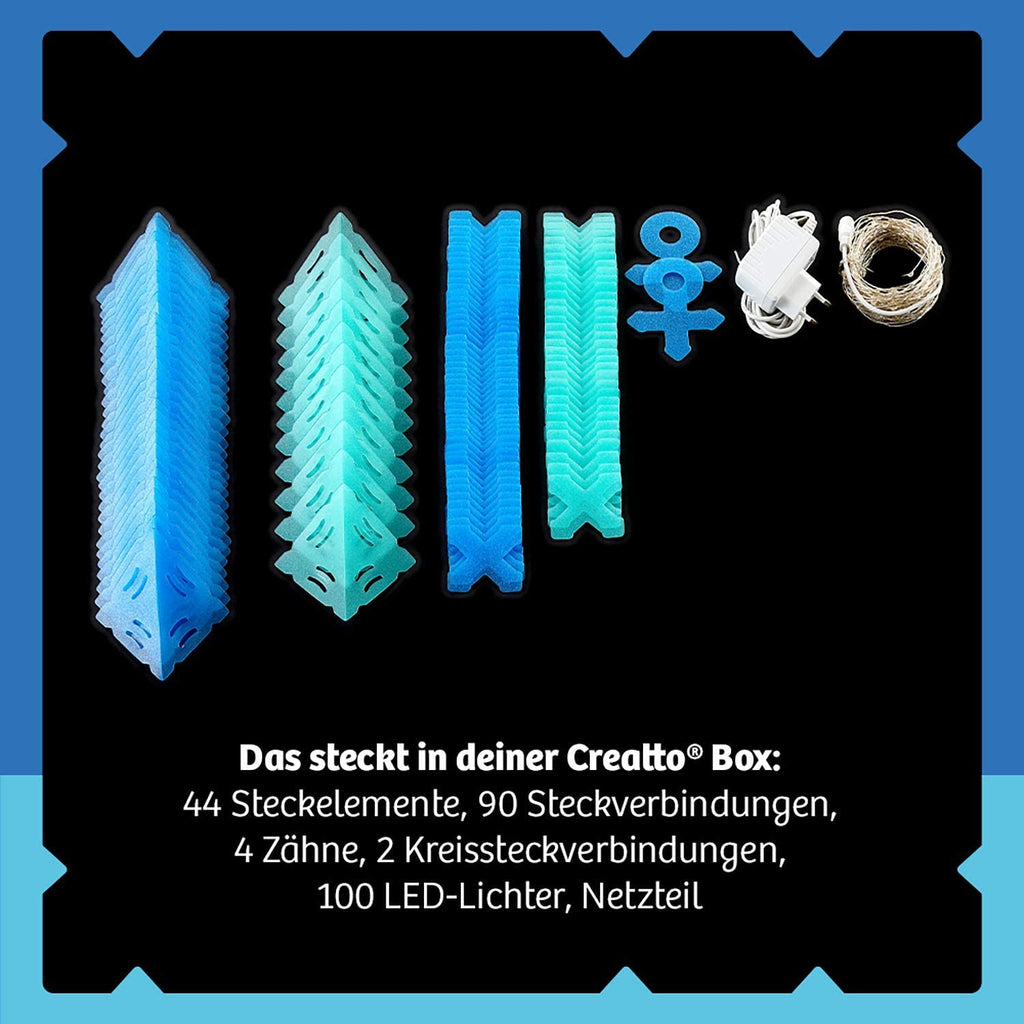 Creatto - Leuchtender 3D-Hai