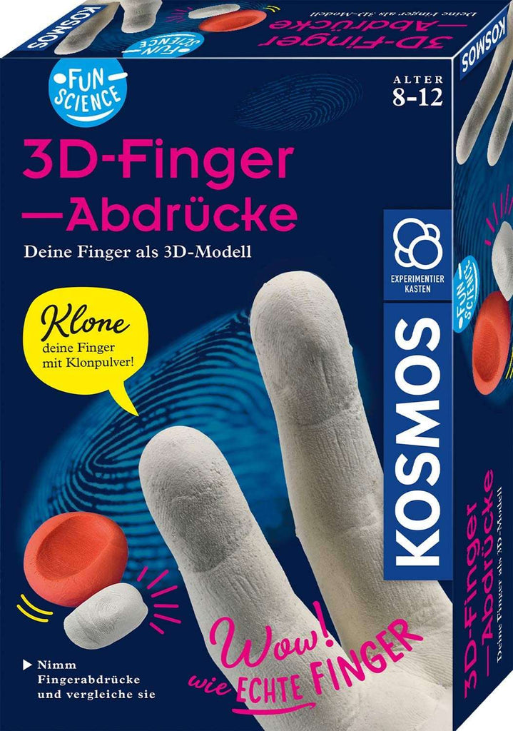 Experiment Fun Sciene 3D Fingerabdrücke | Kosmos | Mitbringexperimente
