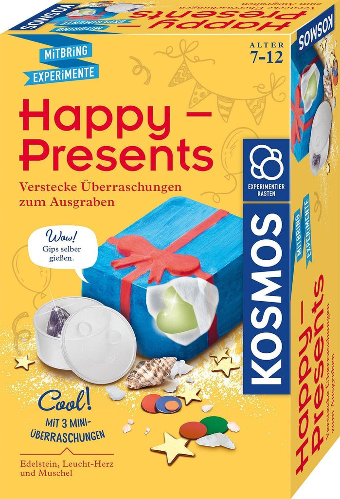 Experiment Happy Presents , Kosmos | Mitbringexperimente | Gipsguss