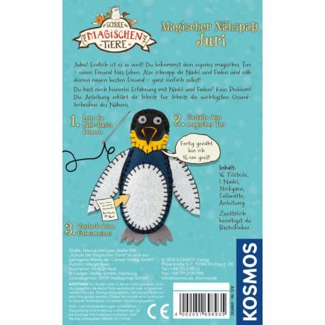 Nähset Schule der magischen Tiere: Nähspaß Pinguin Juri | Kosmos