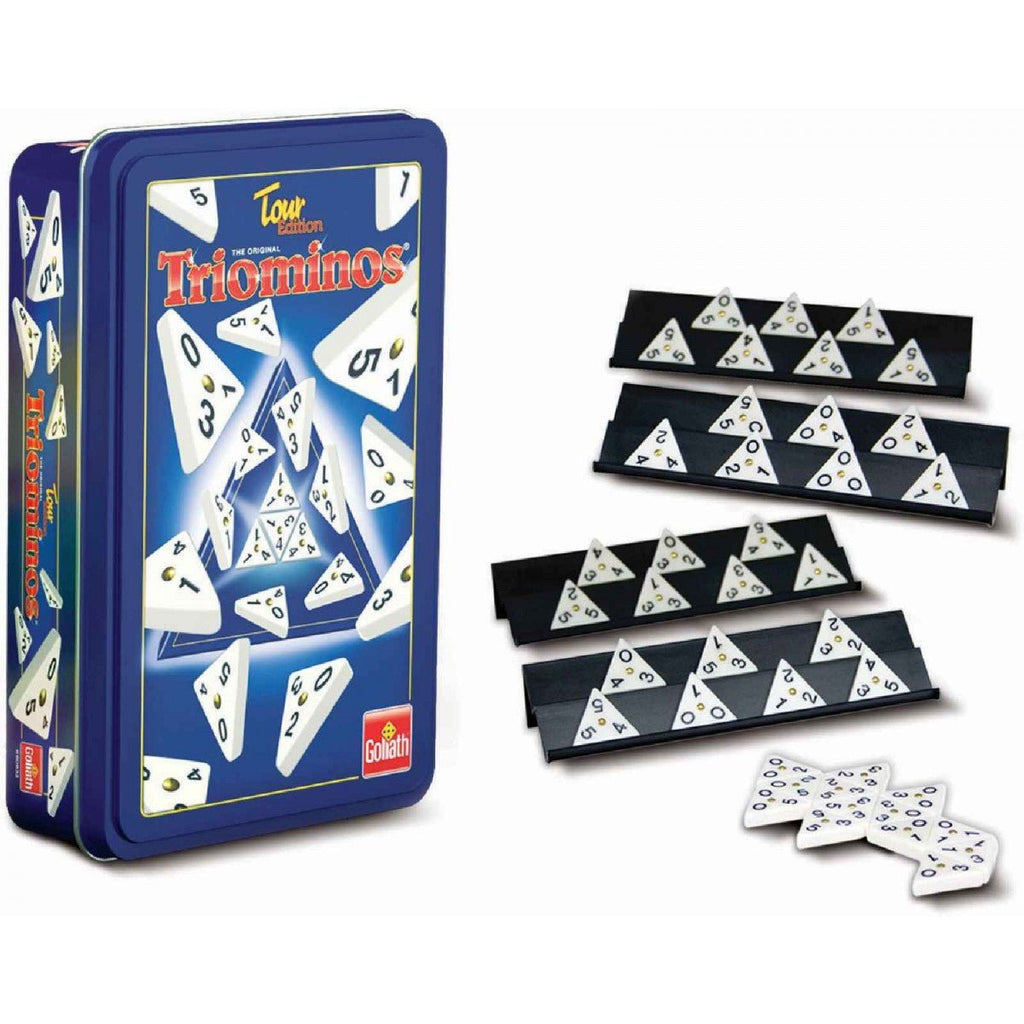 Gesellschaftsspiel - Triominos Tour Edition Reise Denkspiele Goliath