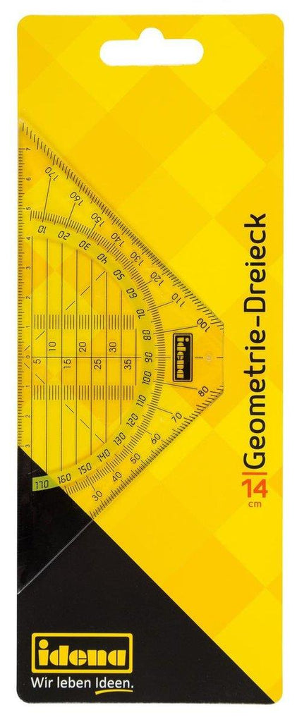 Geodreieck Idena 14 cm robust für Mathematik
