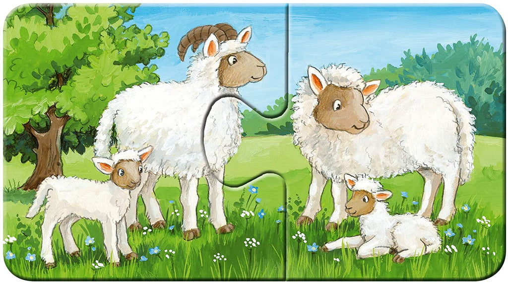 My first puzzles Bauernhof-Tiere für Kinder ab 2 Jahren