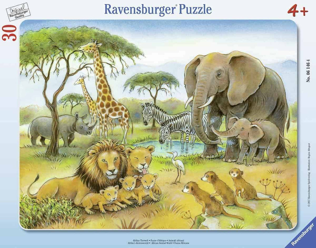 Ravensburger Puzzle Afrikas Tiere für Kinder ab 4