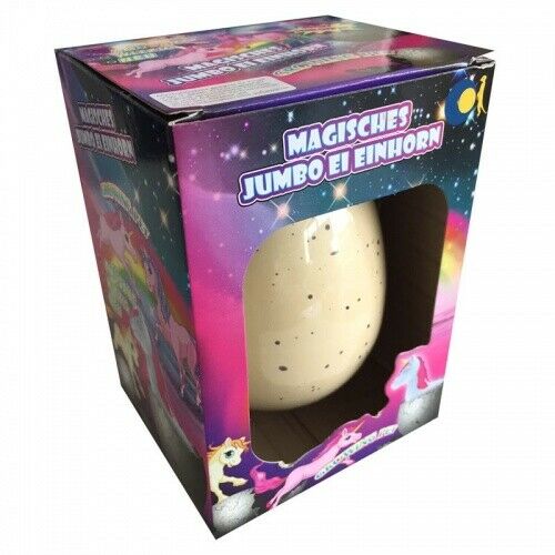 Magisches Einhorn Jumbo Ei im Wasser mit Überraschungseffekt