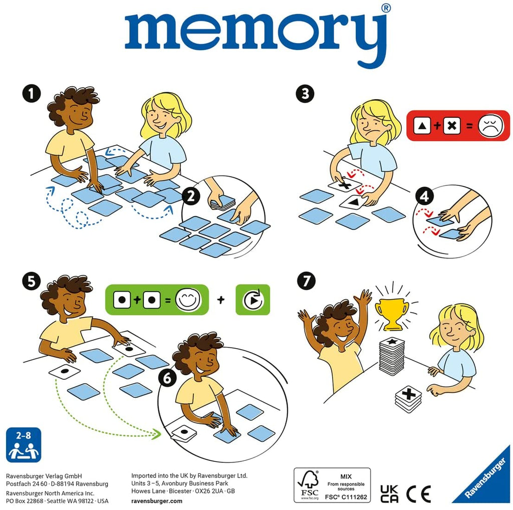 Ravensburger memory Natur mit 36 Naturkartenpaaren