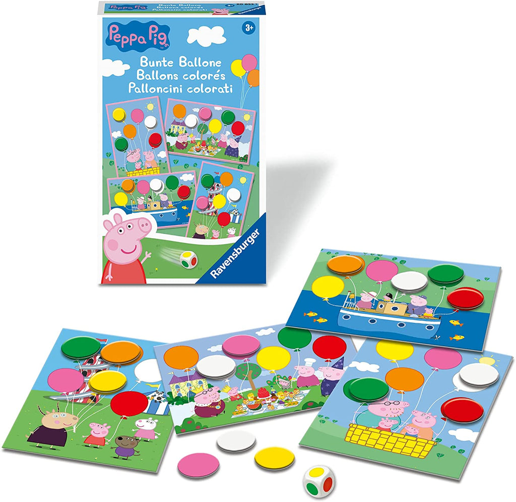 Ravensburger Kinderspiel - Peppa Pig Bunte Ballons Würfelsets & - spiele Ravensburger