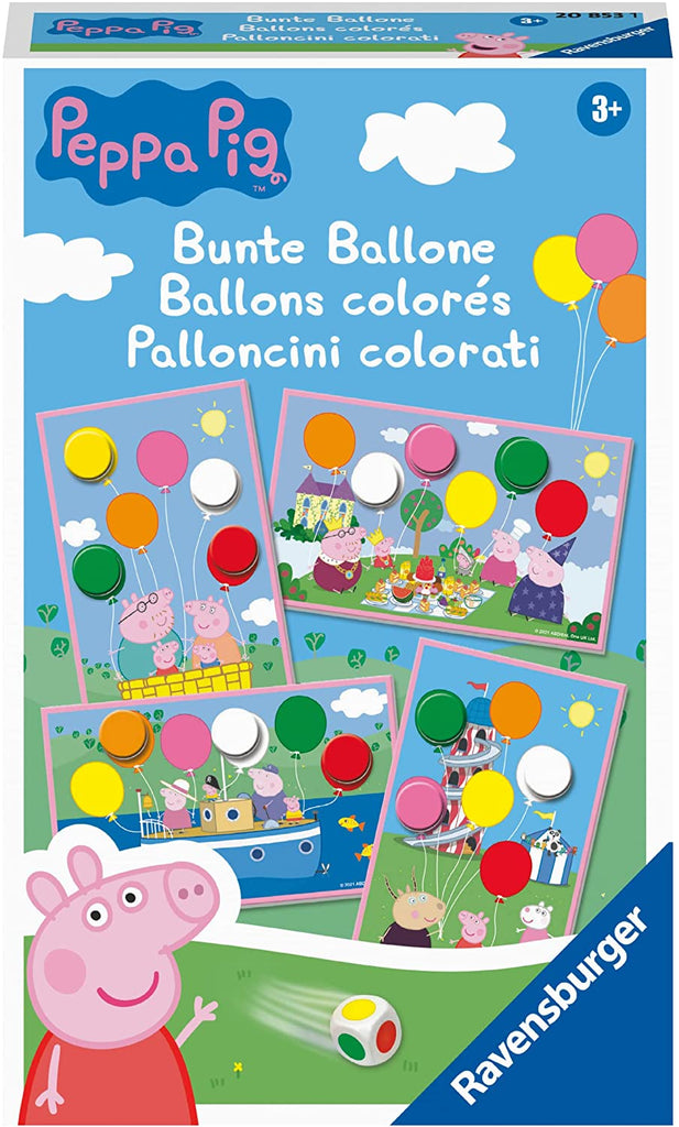 Ravensburger Kinderspiel - Peppa Pig Bunte Ballons Würfelsets & - spiele Ravensburger