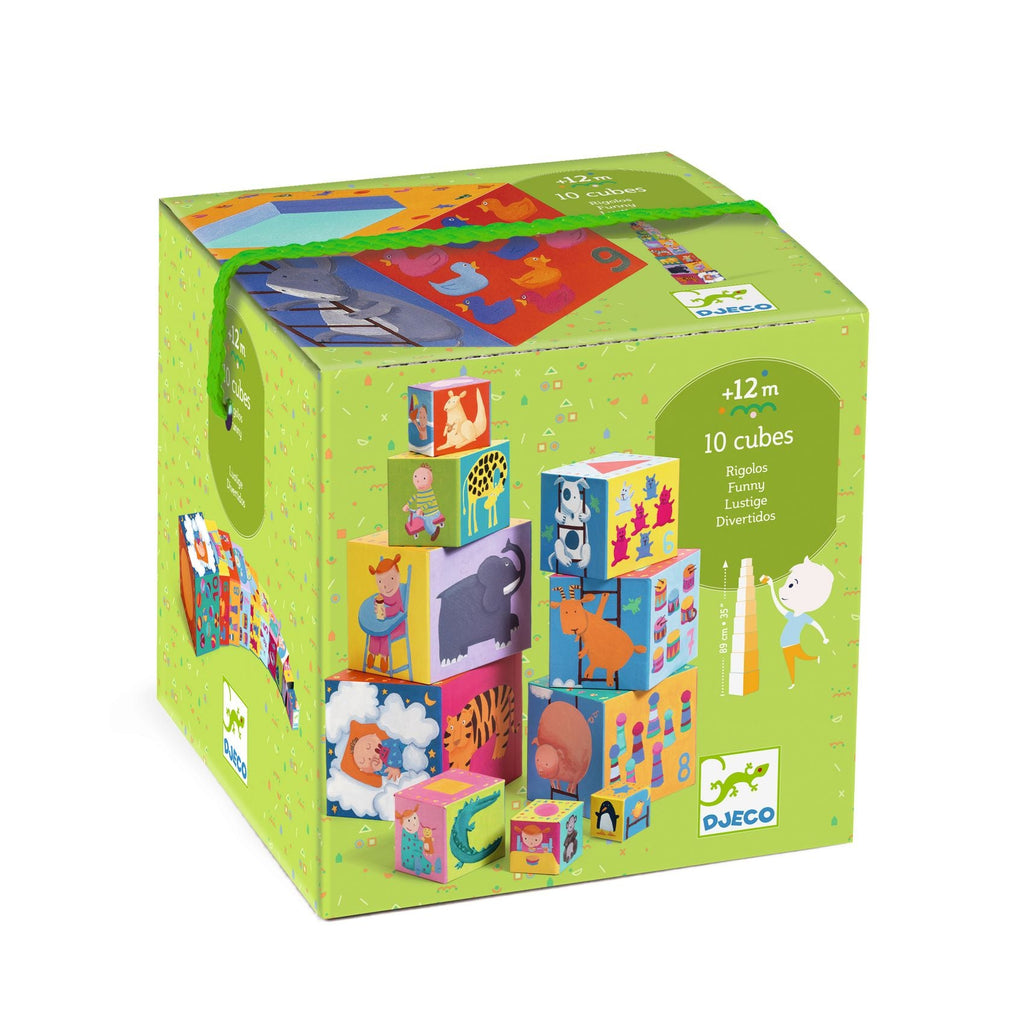 Stapelturm - Kunterbunte Spielpyramide Stapelspielzeug Djeco RATZEKATZ SPIELZEUGLAND