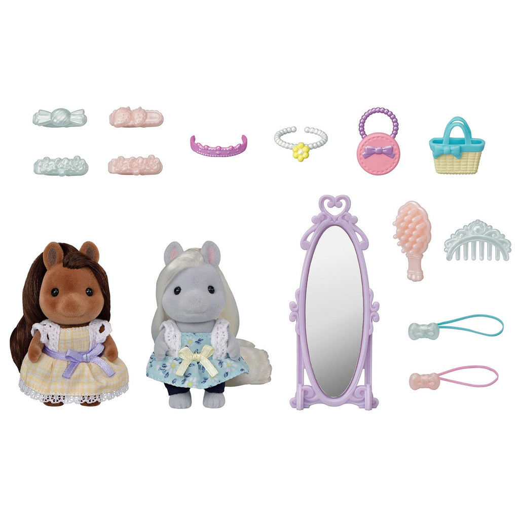 Sylvanian Families - Pony Friends Set Kämbar - Epoch