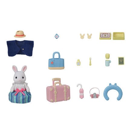 Sylvanian Families - Reise Spielset mit Schneehasen Mutter - Epoch